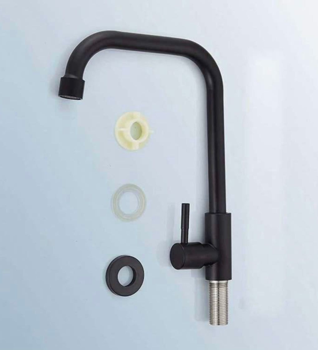 black tap 1/2" hose outlet