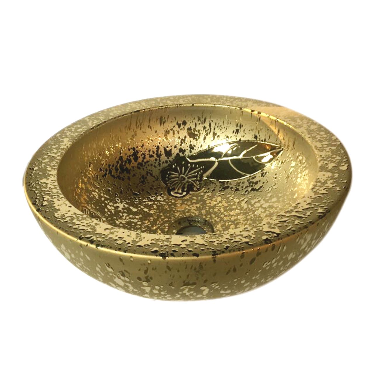 golden washbasin